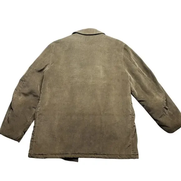 Vintage Mr Wrangler Sherpa Lined Corduroy Jacket Brown Ranch Coat Men’s Size 44
